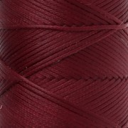 Filo piatto in poliestere cerato Slam Cord per micro macramè 1 mm - Granato x100 m