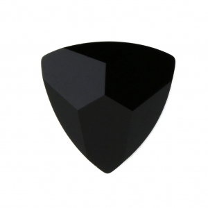 Cabochon triangolare Swarovski 4799 da 9 mm, colore Jet, 1 pezzo