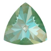 Cabochon triangolare Swarovski 4799 da 9 mm, Crystal Silky Sage Delite x 1