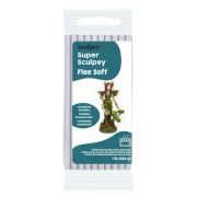 Pasta modellabile Super Sculpey Flex soft - Grigio x 454 g