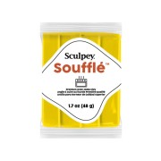 Jaune Soleil - Pasta Sculpey Soufflé 48 g - Giallo chiaro (n. 6079) Pasta Sculpey Soufflé 48 g - Giallo chiaro (n. 6079)