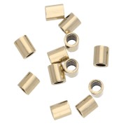 Tubi da schiacciare 1,6x2 mm - Gold filled (oro laminato) x100