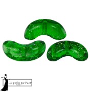 Arcos® di Puca® 5x10 mm - Trasparente con costellazione verde x10 g|raw }}