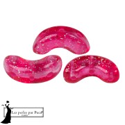 Arcos® di Puca® 5x10 mm - Trasparente con costellazione Rosa Fucsia x10 g|raw }}