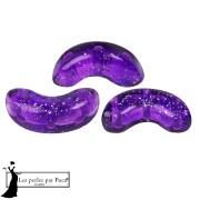 Arcos® di Puca® 5x10 mm - Trasparente con costellazione viola x10 g|raw }}