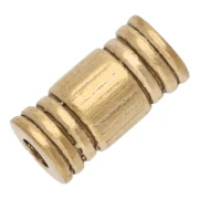 Tubi lavorati 10x5 mm - Acciaio inossidabile 304 Dorato x4