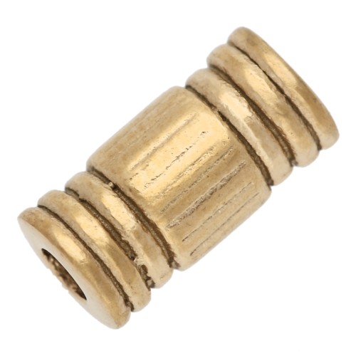 Tubi lavorati 10x5 mm - Acciaio inossidabile 304 Dorato x4
