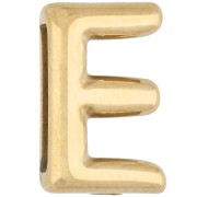 Lettere - Farfalline per lettere 14x9 mm - E - per nastro da 10 mm - Acciaio inossidabile 304 Dorato x1 Farfalline per lettere 14x9 mm - E - per nastro da 10 mm - Acciaio inossidabile 304 Dorato x1