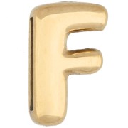 Lettere - Farfalline per lettere 14x9 mm - F - per nastro da 10 mm - Acciaio inossidabile 304 Dorato x1 Farfalline per lettere 14x9 mm - F - per nastro da 10 mm - Acciaio inossidabile 304 Dorato x1
