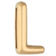 Lettere - Farfalline per lettere 14x7,5 mm - L - per nastro da 10 mm - Acciaio inossidabile 304 Dorato x1 Farfalline per lettere 14x7,5 mm - L - per nastro da 10 mm - Acciaio inossidabile 304 Dorato x1