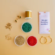 I miei gioielli fai da te - Kit per orecchini a forma di sole con perle Miyuki