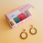 I miei gioielli fai da te - Kit per orecchini a forma di sole con perle Miyuki