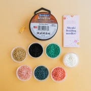 I miei gioielli fai da te - Kit spilla a forma di uccellino in Brick Stitch con perline Miyuki