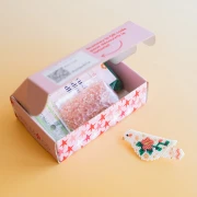 I miei gioielli fai da te - Kit spilla a forma di uccellino in Brick Stitch con perline Miyuki
