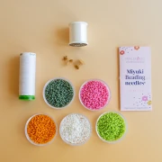I miei gioielli fai da te - Kit di orecchini con frange in tecnica peyote (coppia)