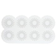Fiore - Stampo in silicone Gea Creations per realizzare pendenti a forma di margherita 20 mm x 1 Stampo in silicone Gea Creations per realizzare pendenti a forma di margherita 20 mm x 1