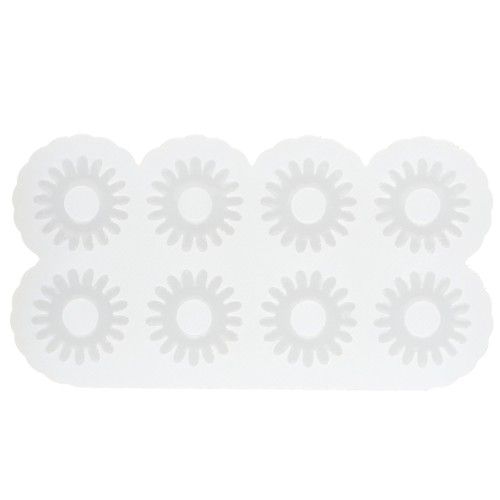Stampo in silicone Gea Creations per realizzare pendenti a forma di margherita 20 mm x 1