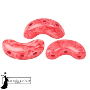 Perla in vetro Arcos® di Puca® 5x10 mm - Mishmash Dark Peach x10 g