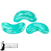 Perla in vetro Arcos® di Puca® 5x10 mm - Mishmash Emerald x10 g