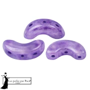 Perla in vetro Arcos® di Puca® 5x10 mm - Mishmash Viola x10 g