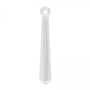 Pendente goccia mm.29 Placcatura Argento Antico x2