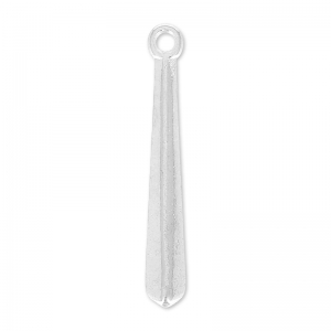 Pendente goccia mm.29 Placcatura Argento Antico x2