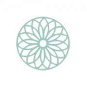 Separatore dipinto laser cut rosace 24 mm Mint x1|raw }}