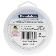 Filo semicircolare da 0,72 mm - Acciaio inossidabile 316L x68m
