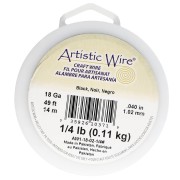 Filo di rame Artistic Wire 1 mm - Nero anti-ossidazione x14m