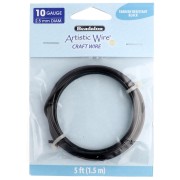 Filo di rame Artistic Wire 2,6 mm - Nero anti-ossidazione x1.5m