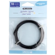 Filo di rame Artistic Wire 2,6 mm - Nero anti-ossidazione x1.5m