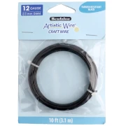 Filo di rame Artistic Wire 2,1 mm - Nero anti-ossidazione x3.1m