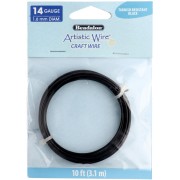 Filo di rame Artistic Wire 1,6 mm - Nero anti-ossidazione x3.1m
