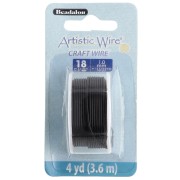 Filo di rame Artistic Wire 1 mm - Nero anti-ossidazione x3.6m