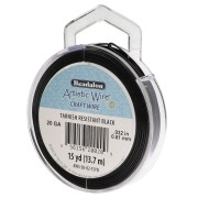 Filo di rame Artistic Wire 0,81 mm - Nero anti-ossidazione x13.7m