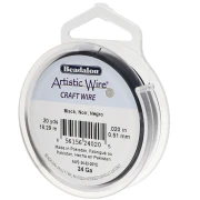 Filo di rame Artistic Wire 0,51 mm - Nero anti-ossidazione x18.2m