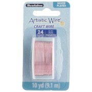 Filo di rame Artistic Wire 0,51 mm placcato argento dorato rosa anti-ossidazione x9.1m