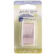 Filo di rame Artistic Wire 0,41 mm placcato argento dorato rosa, anti-ossidazione x13.7m