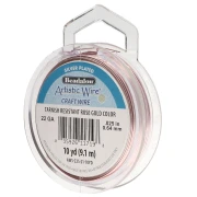 Filo di rame Artistic Wire 0,64 mm placcato argento dorato rosa anti-ossidazione x9.1m