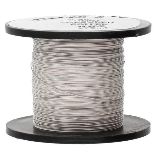 Filo di rame tondo da 0,2 mm - Colore crema x175m
