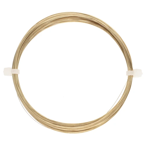 Filo tondo in ottone da 0,2 mm - Anti-ossidazione x25m