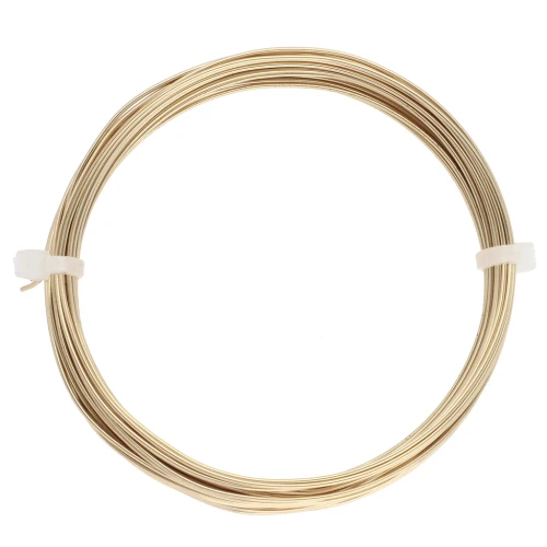 Filo tondo in ottone da 0,8 mm - Anti-ossidazione x25m