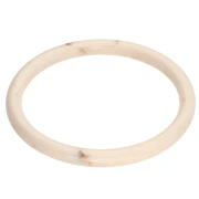 Bracciale a giro sottile da 65 mm in resina opaca - Nude - Marmorizzato marrone x1