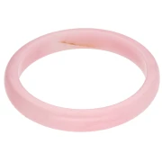 Bracciale da 64 mm in resina traslucida - Rosa chiaro marmorizzato x1