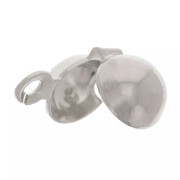 Copri-nodi da 6 mm - Argento x10
