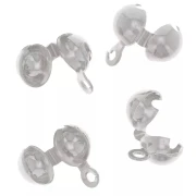 Copri-nodi da 6 mm - Argento x10