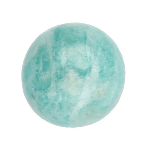 Cabochon rotondo da 5 mm in pietra semipreziosa - Amazonite x1
