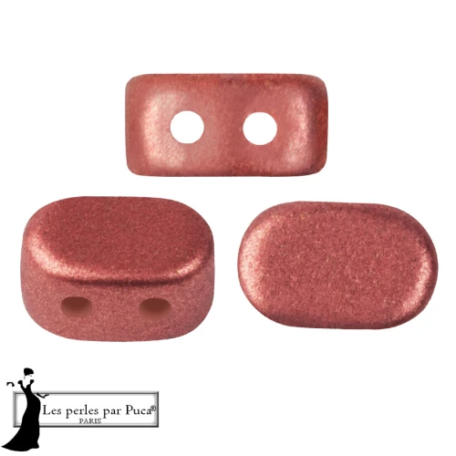 Perla in vetro Lipsi® di Puca® 4x6 mm - Bronzo Indian Rose x10g