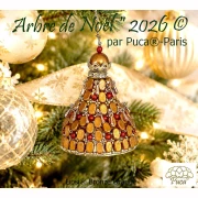 Perla in vetro Lipsi® di Puca® 4x6 mm - Bronzo Indian Rose x10g