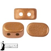 Perla in vetro Lipsi® di Puca® 4x6 mm - Bronzo chiaro ramato x10g